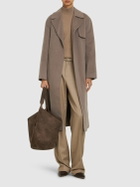 THEORY Belted Wool & Cashmere Wrap Trench Coat