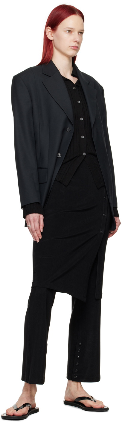 Youth Black Oversized Blazer
