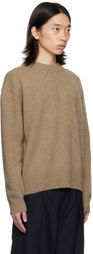 LE17SEPTEMBRE Beige Crewneck Sweater