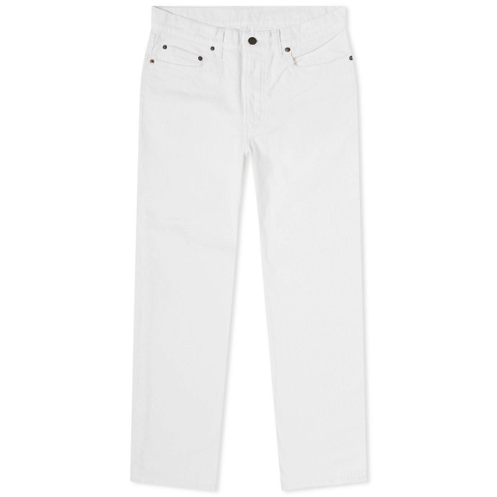 Photo: Beams Plus Men's 5 Pocket Corduroy Pant in White