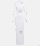 Christopher Kane - Embellished cutout maxi dress