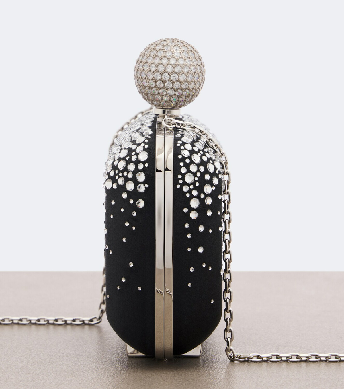 Roger Vivier Vivier Marlene embellished satin clutch