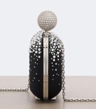 Roger Vivier Vivier Marlene embellished satin clutch