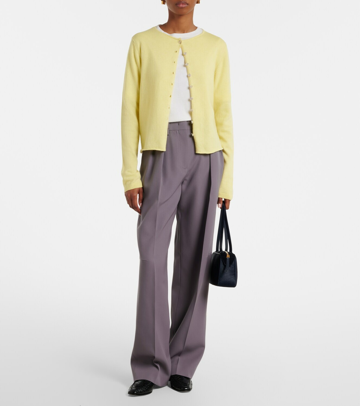 Jardin des Orangers Cotton and cashmere cardigan