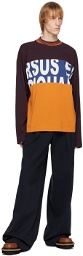 Dries Van Noten Multicolor Paneled Long Sleeve T-Shirt