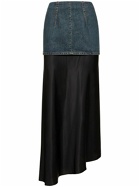 MM6 MAISON MARGIELA - Cotton Denim Long Skirt