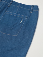 Folk - Assembly Tapered Pleated Jeans - Blue