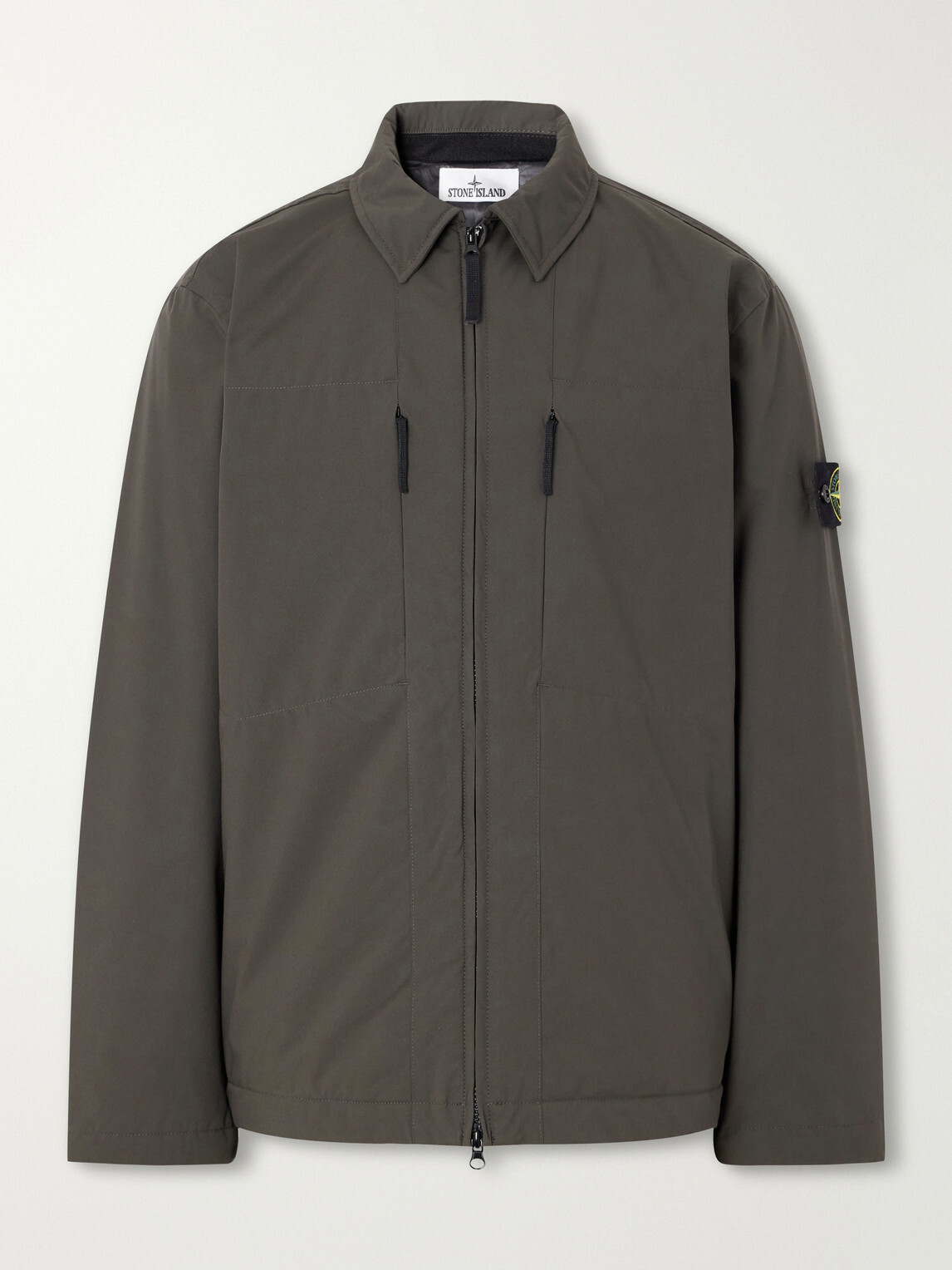 Stone Island - Recycled Shell-R_e.dye® Padded Jacket - Gray