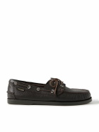 G.H. BASS - Jetty II Full-Grain Leather Boat Shoes - Brown