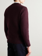 Kingsman - Shetland Wool Sweater - Burgundy