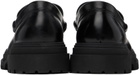Fred Perry Black Fringed Loafers