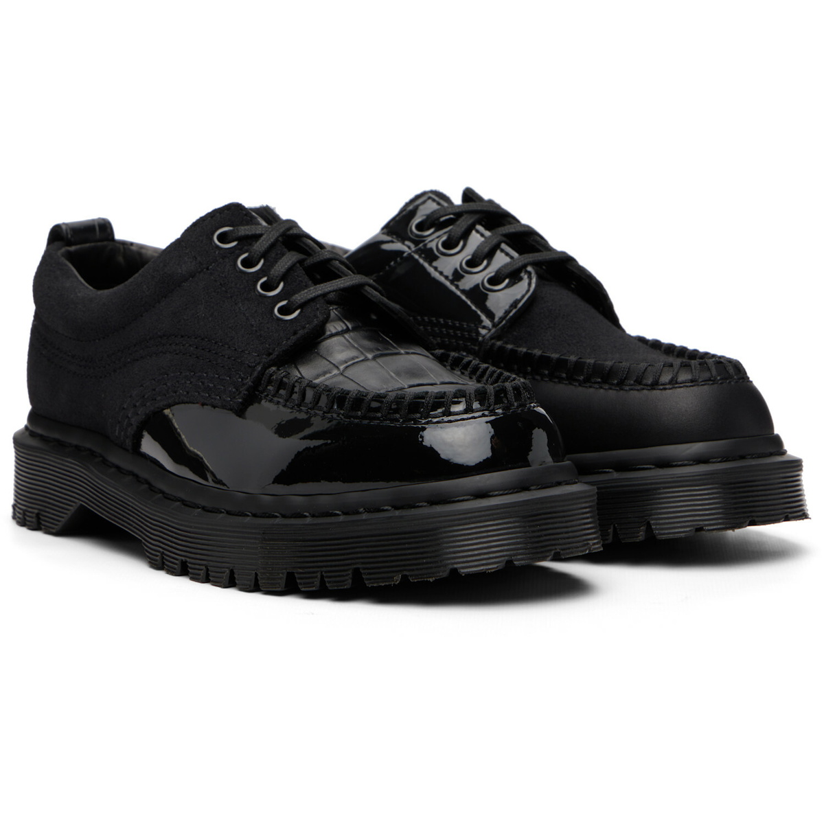 Dr. Martens Black BEAMS Edition Lowell Derbys