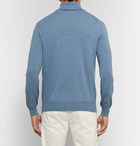 Loro Piana - Slim-Fit Baby Cashmere Rollneck Sweater - Men - Blue