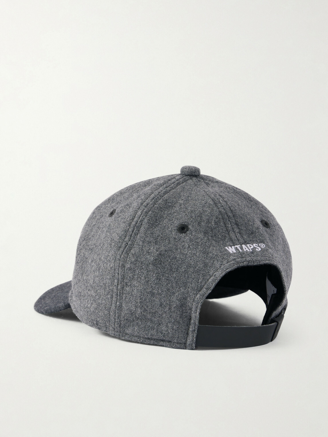 WTAPS - Logo-Embroidered Wool-Blend Flannel Baseball Cap WTAPS