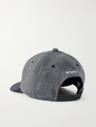 WTAPS - Logo-Embroidered Wool-Blend Flannel Baseball Cap