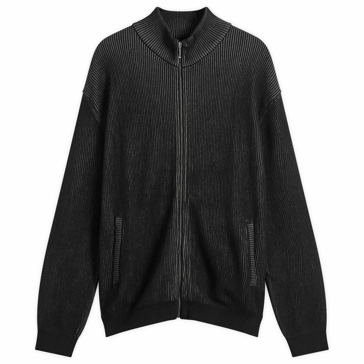 thisisneverthat Men's Full Zip Cardigan in Black