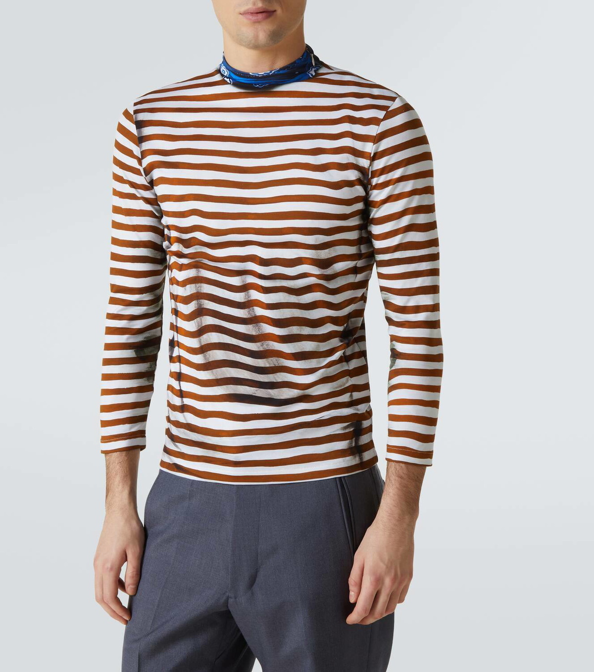 Prada Interlock trompe l'œil cotton T-shirt Prada