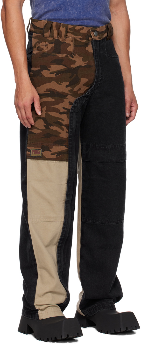 BARRAGÁN Black & Khaki FE Hybrid Jeans BARRAGAN