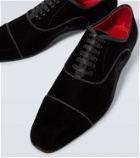 Christian Louboutin Greggyrocks velvet Oxford shoes
