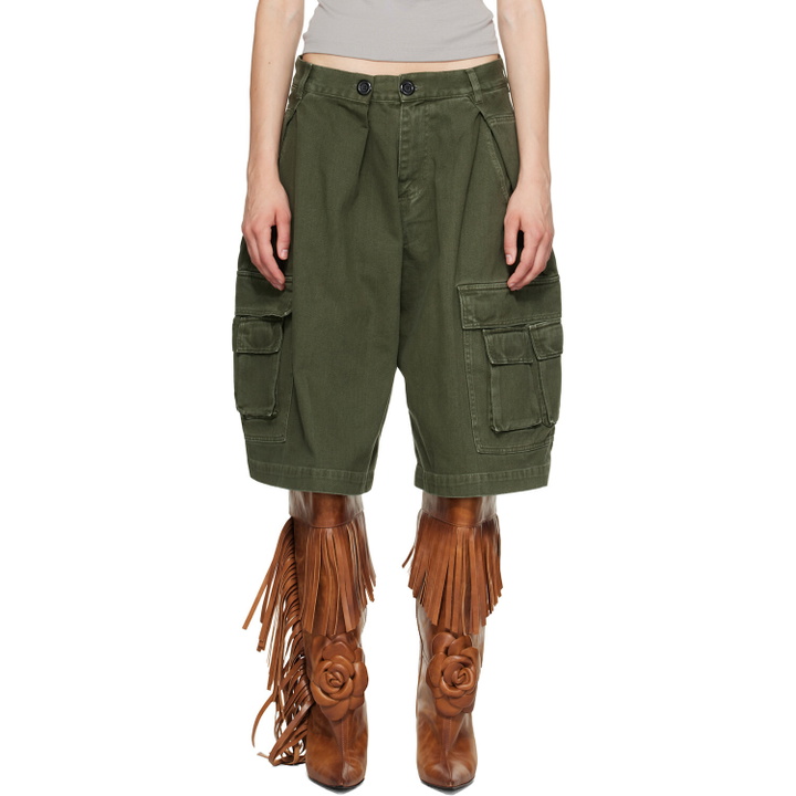 Photo: ABRA Khaki Cotton Cargo Shorts