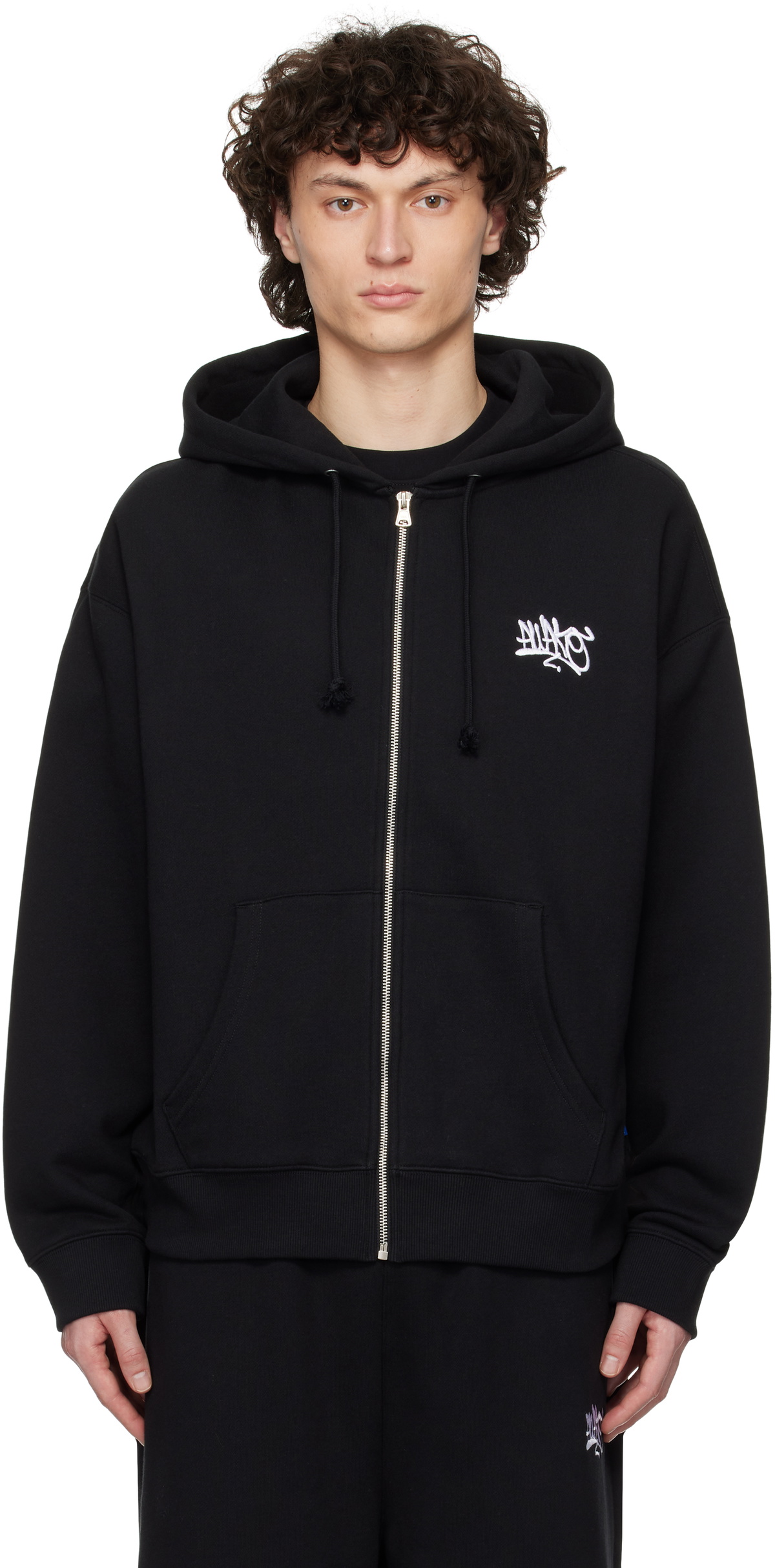 Awake Awake Ny X Carhartt Wip Printed Hoodie Black Hoodies