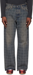 HOPE Blue Loose-Fit Jeans