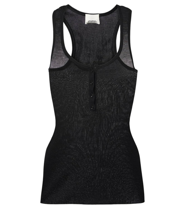 Photo: Isabel Marant Louisali cotton tank top