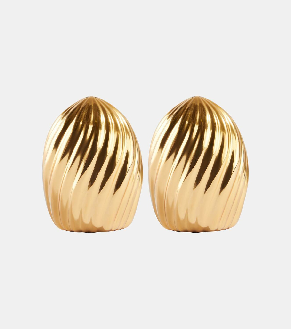 L'Objet Ripple Spice Jewels salt and pepper shakers
