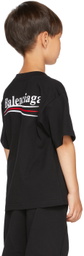 Balenciaga Kids Kids Black Campaign T-Shirt