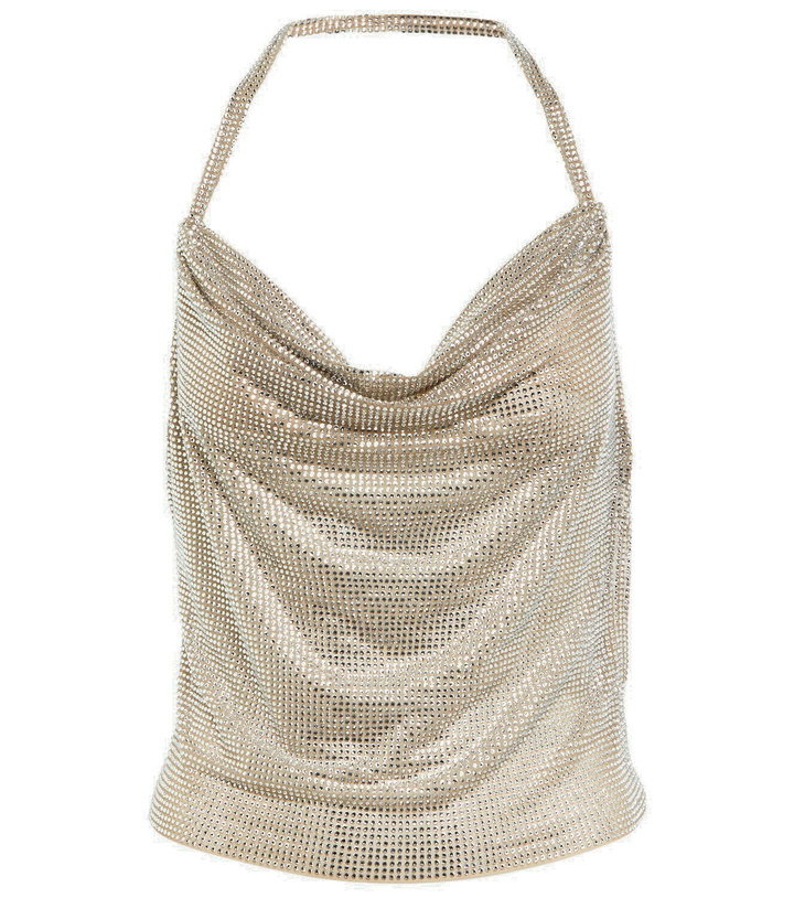Photo: Giuseppe di Morabito Crystal-embellished halterneck top