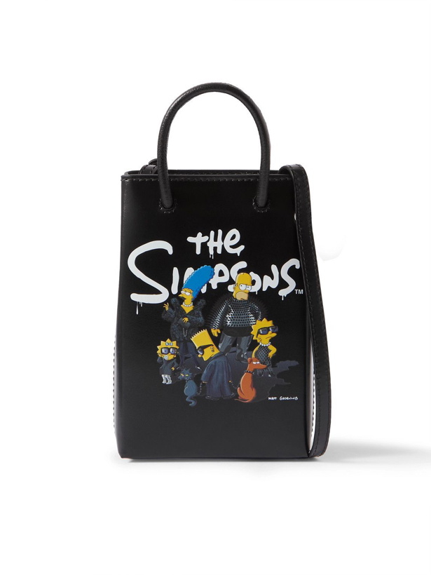 Photo: Balenciaga - The Simpsons Printed Leather Tote Bag