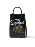 Balenciaga - The Simpsons Printed Leather Tote Bag