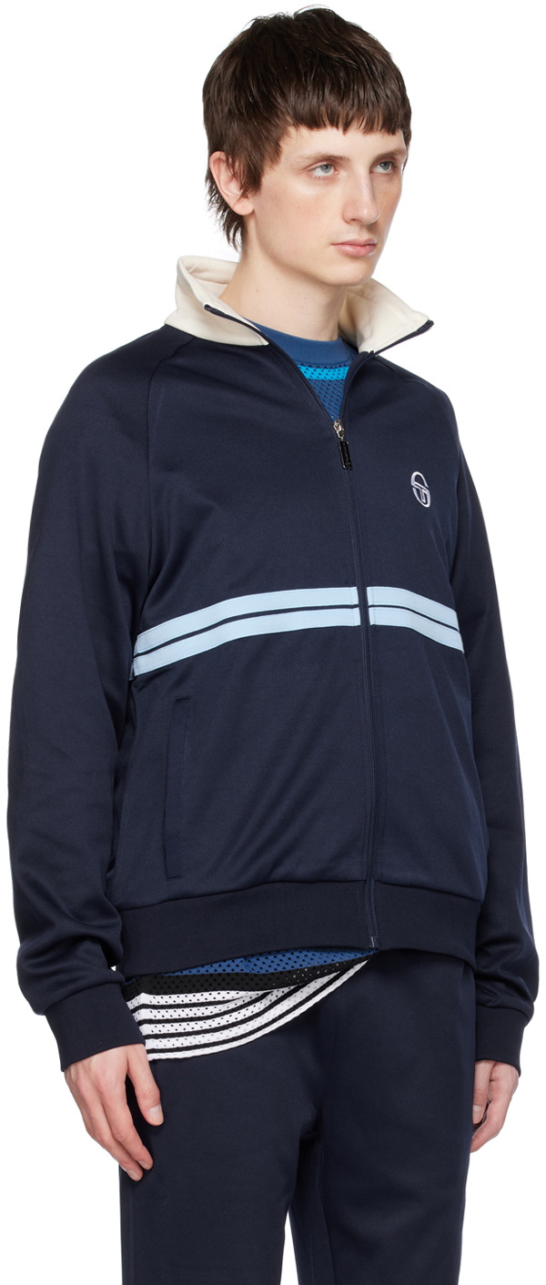 Sergio Tacchini Navy & Off-White Dallas Track Jacket Sergio Tacchini