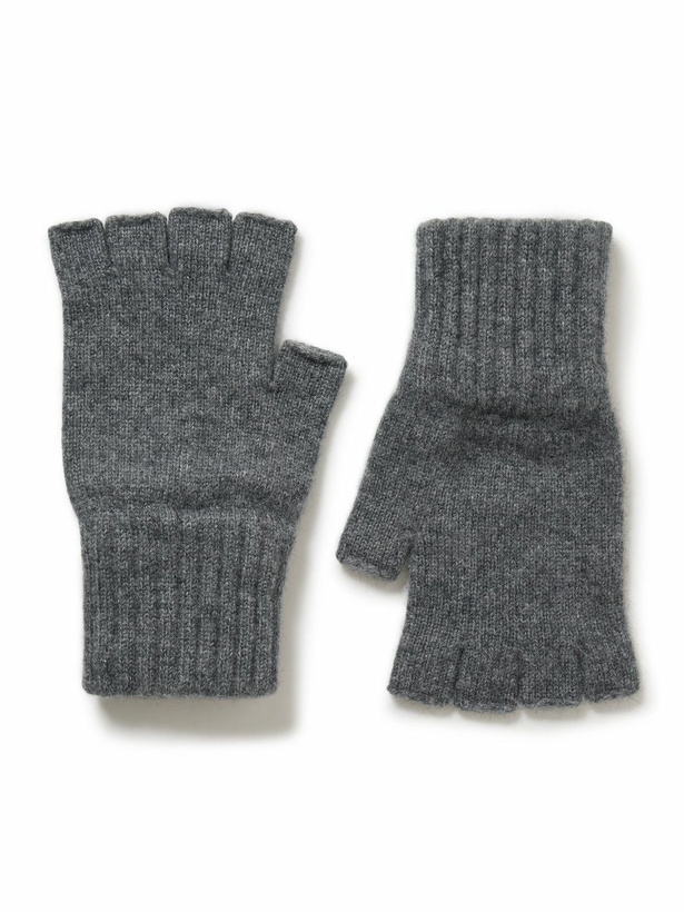 Photo: Drake's - Cashmere Fingerless Gloves