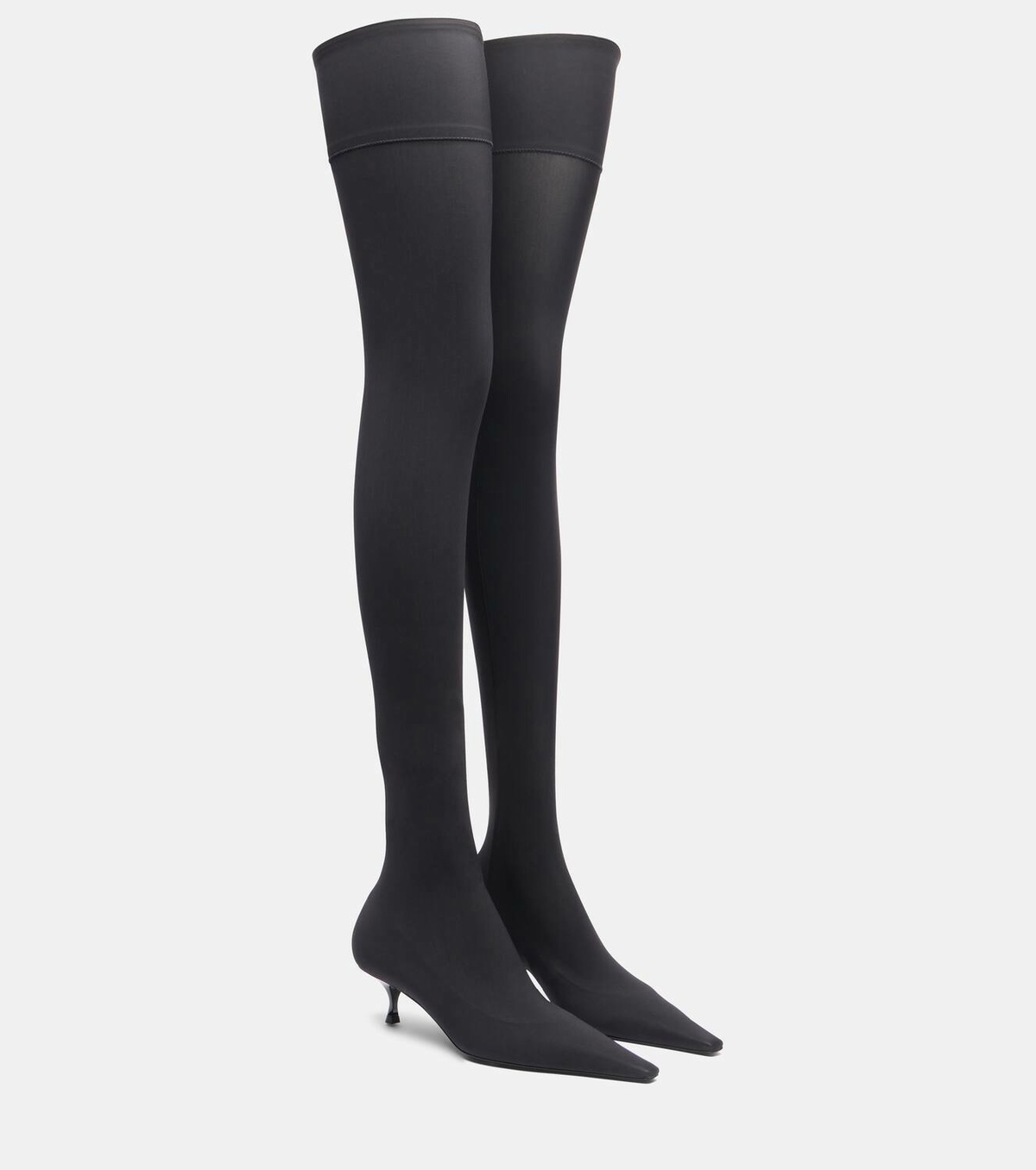 Victoria Beckham 45 jersey over-the-knee boots