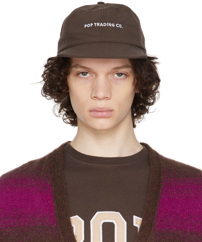 Photo: Pop Trading Company Brown Embroidered Cap