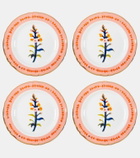 Bitossi Betonica set of 4 dessert plates