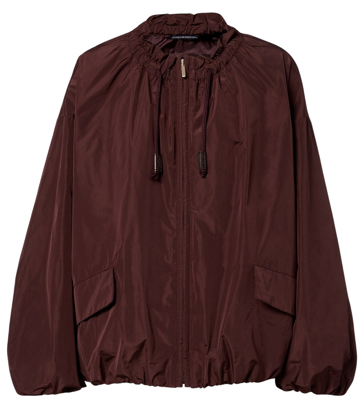 Photo: 'S Max Mara Taffeta bomber jacket