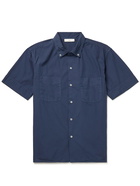 SAVE KHAKI UNITED - Button-Down Collar Cotton-Poplin Shirt - Blue