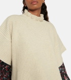 See By Chloe - Ruffled wool-blend knit sweater