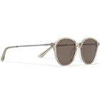 Bottega Veneta - Round-Frame Acetate and Gunmetal-Tone Sunglasses - Neutrals