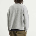 FrizmWORKS Men's Wool Deck Zip Cardigan in Light Gray