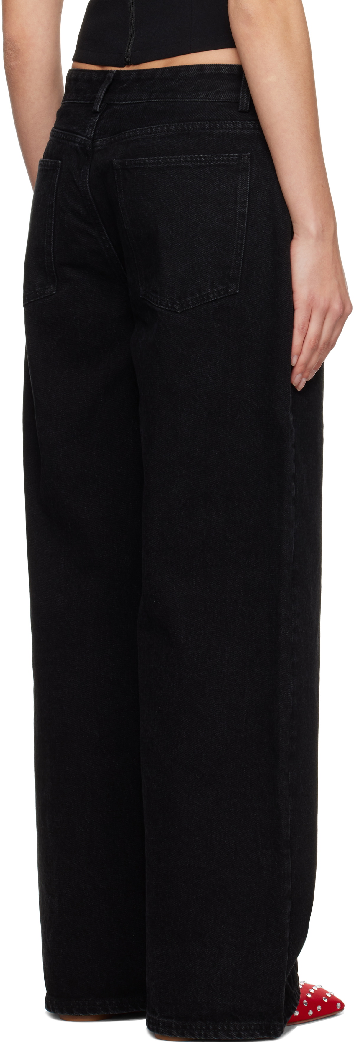 Paris Georgia Black Baggy Jeans