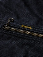 KAPITAL - Reversible Jacquard and Denim Jacket - Black