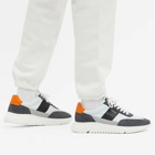 Axel Arigato Men's Genesis Vintage Runner Sneakers in Light Grey/Black/Orange