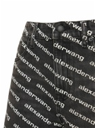 ALEXANDER WANG - Bite Logo Cotton Denim Shorts