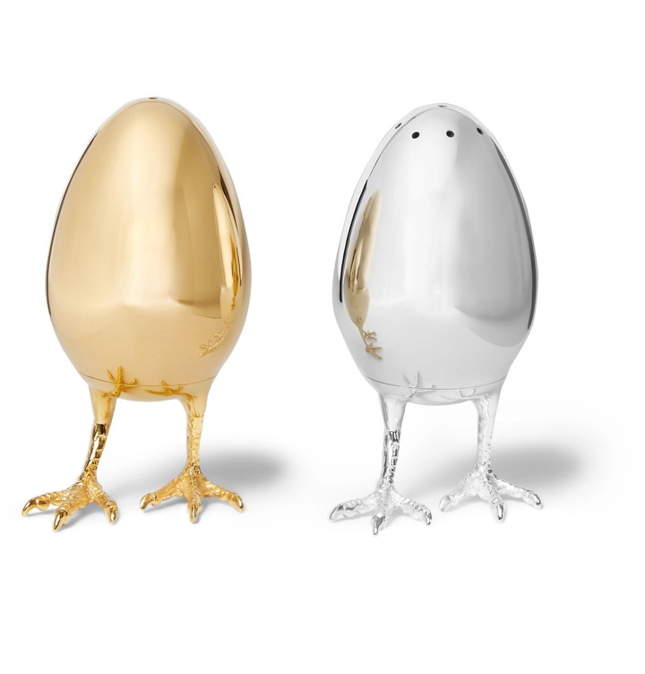 Photo: Asprey - Sterling Silver Salt and Pepper Shakers - Silver