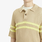 ACMH by Magic Castles Men's Kember Knitted Polo in Ecru