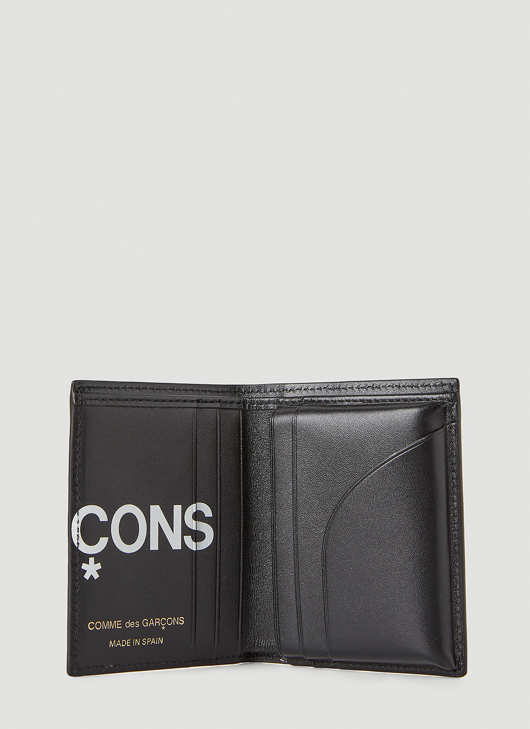 Comme des Garçons Wallet Logo Bi-Fold Wallet