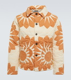 Bode - Grand Daisy quilted cotton jacket